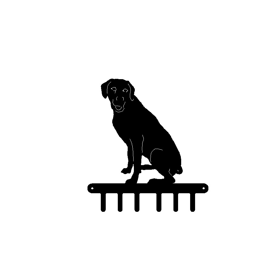 Rhodesian Ridgeback Hound Key Leash Holder - Paris Metal Art